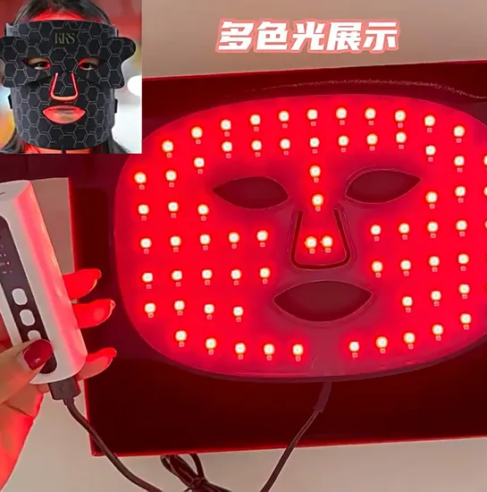Medical Beauty Equipment Customized 7 Color Red Light Therapy Mask, LED Face Mask Light Therapy, Silicone Facial Mask Skin Care at Home for Anti Aging Wrinkle