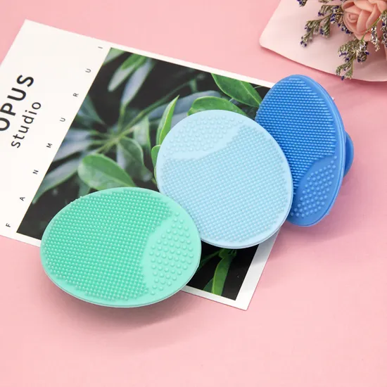 Mini Facial Silicone Cleansing Brush Facial Scrub Brush Boby Hair Bath Shower Brush 