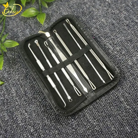 7 In1 Stainless Steel Acne Blackhead Extractor Needle Blackhead Remover 