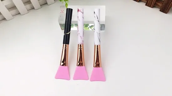 2 PCS Beauty Tool Soft Silicone Facial Mud Mask Applicator Brush Hairless Body Lotion and Body Butter Applicator Tools Silicone Face Mask Brush 