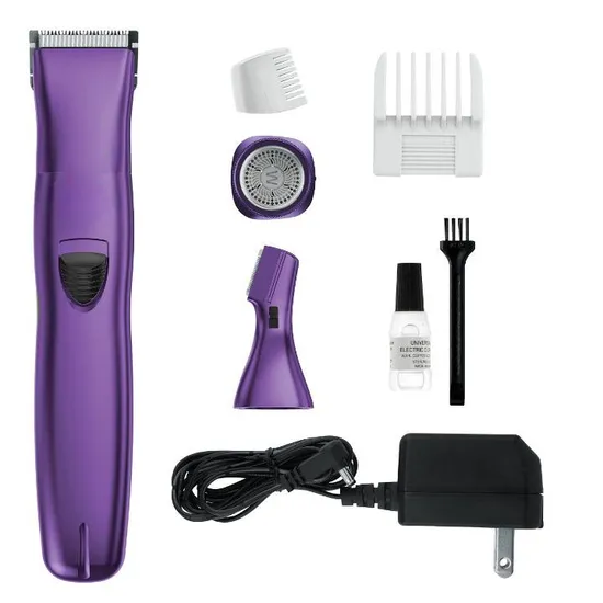 Factory Outlet Rechargeable Gold Purple Luxurious Painless Electric Razor Shaver 