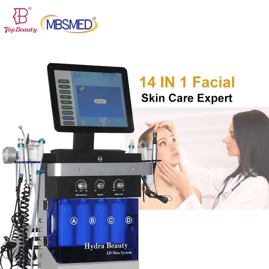 14 in 1 Hydro Beauty Microdermabrasion Handle Deep Clean Aqua Peeling Anti