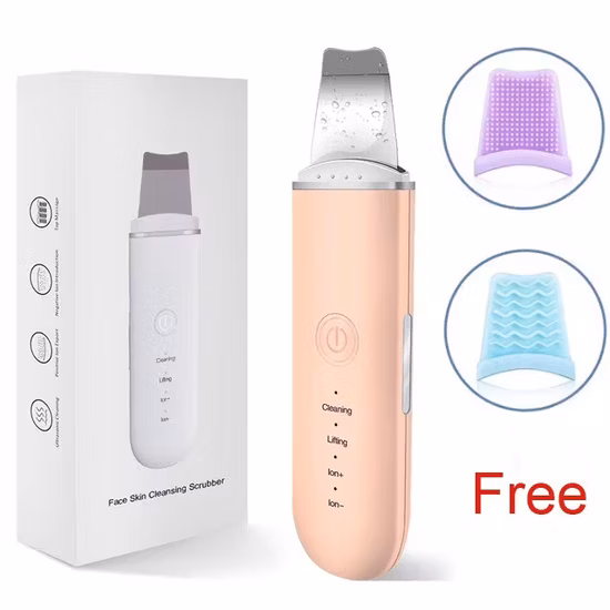 Portable Face Cleaner Ultrasonic Skin Scrubber