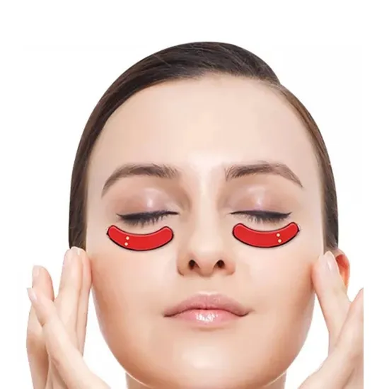 Home Use EMS Red Light Micro Current Eye Vibration Massager Beauty Device 