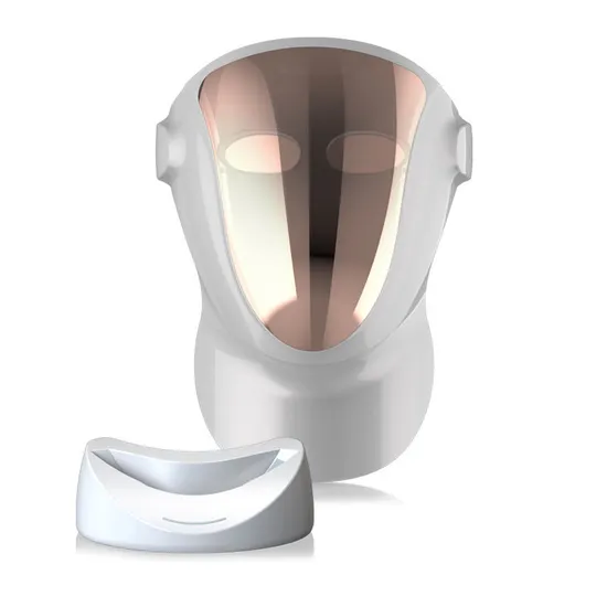 Wireless LED Facial Mask Device Therapy Silicone Mask with Neck 