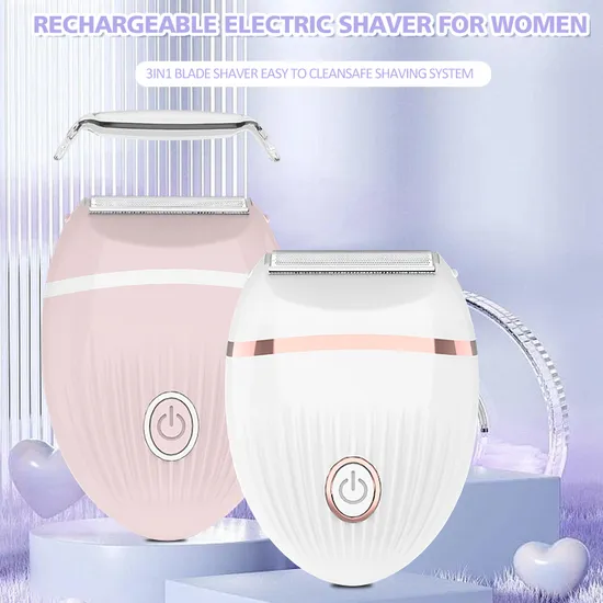 3 in 1 Blades Lady Rechargeable Electric Shaver for Women 