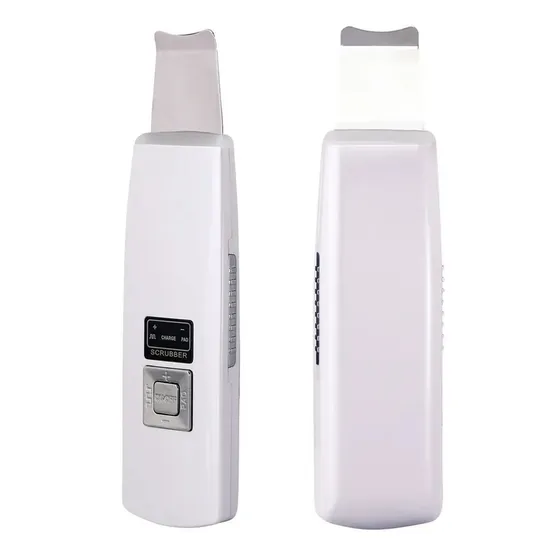Ion Facial Blackhead Acne Remover Pore Cleaner Face Deep Cleansing Skin Spatula Ultrasonic Skin Scrubber 