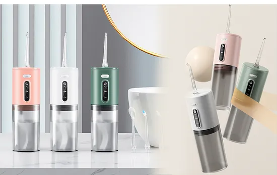 Fashionable Portable Rechargeable Water Flosser Detachable Smart Water Jet Flosser for Travel 